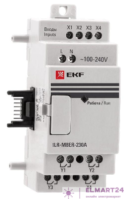 Модуль дискретного входа/выхода 4/4 230В PRO-Relay PROxima EKF ILR-M8ER-230A