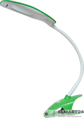 Настольный светодиодный светильник Feron DE1708 5W, зеленый 24186