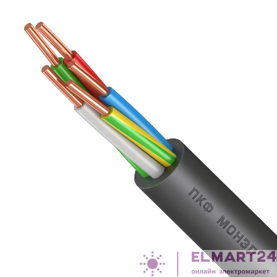 Кабель ВВГнг(А)-LS 5х4 ОК (N PE) 0.66кВ (м) Монэл УТ000026123
