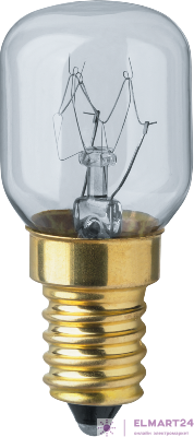 Лампа накаливания 61 207 NI-T25-15-230-E14-CL (для духовых шкафов) Navigator 61207