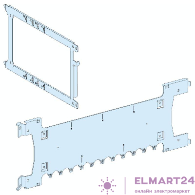 Плата монтажная для 3-4 NSX250 SchE LVS03423