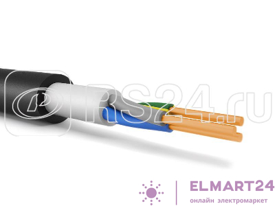 Кабель ВВГнг(А)-LS 3х16 ОК (N PE) 0.66кВ (м) Энергокабель ЭИЗМ1001059