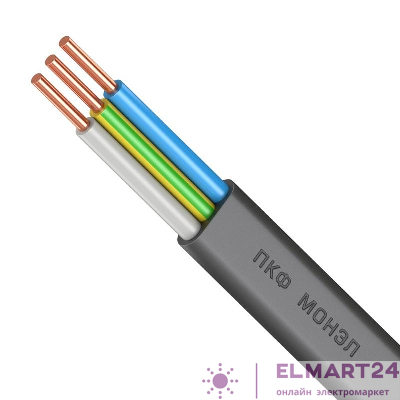 Кабель ВВГ-Пнг(А)-LS 3х2.5 ОК (N PE) 0.66кВ (м) Монэл УТ000028324