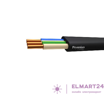 Кабель ВВГ-Пнг(А)-LSLTx 3х2.5 ОК (N PE) 0.66кВ (бухта) (м) РЭК-PRYSMIAN 4003050101