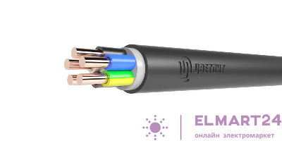 Кабель ППГнг(А)-HF 5х4 ОК (N PE) 0.66кВ (м) Цветлит 00-00140602