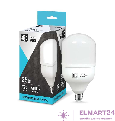 Лампа светодиодная LED-HP-PRO 25Вт 230В E27 4000К 2250Лм ASD 4690612018706