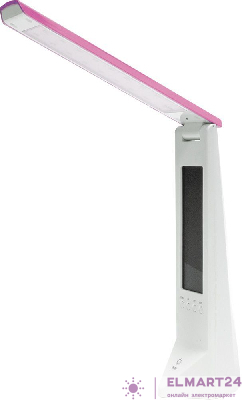 Настольный светодиодный светильник Feron DE1710 1,8W, розовый 24190