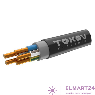 Кабель TOKOV ELECTRIC ВВГнг(А)-LS 5х2.5 ОК (N PE) 0.66кВ (м) ТХМ00407710