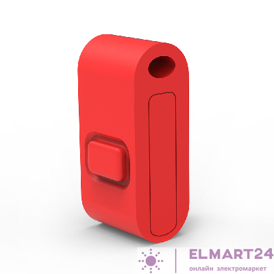 Выключатель беспроводной FERON TM85 SMART одноклавишный  soft-touch, красный 48880