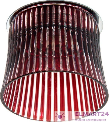 Светильник встраиваемый Feron CD2319 потолочный JCD9 G9 прозрачно-красный 18712