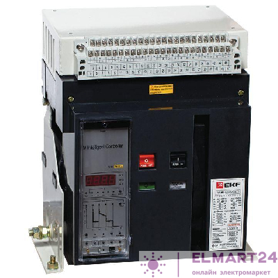 Выключатель автоматический 4п (3P+N) 3200/2900А 80кА ВА-45 стац. PROxima EKF mccb45-3200-2900-4P