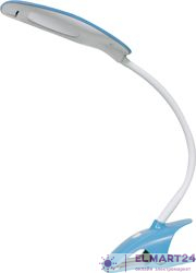 Настольный светодиодный светильник Feron DE1708 5W, голубой 24187