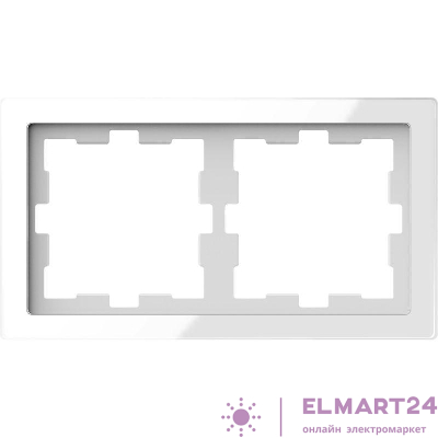 Рамка 2-м Merten D-Life SD бел. кристалл SchE MTN4020-6520