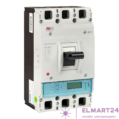 Выключатель автоматический 400А 100кА AV POWER-3/3 ETU6.0 AVERES EKF mccb-33-400H-6.0-av