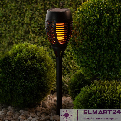 Светильник садовый ERASF012-34 Факел 50см солнечная батарея ЭРА Б0044242