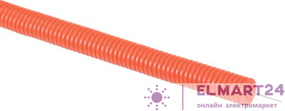 Труба гофрированная ПНД d16мм с протяжкой оранж. (уп.50м) IEK CTG20-16-K04-050