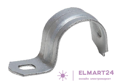 Скоба металлическая однолапковая d 14-15мм (уп.100шт) ЭРА Б0036399