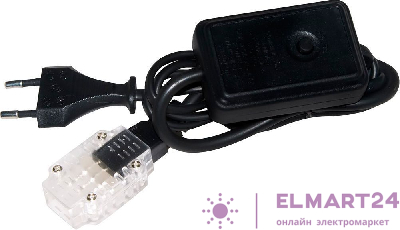 Контроллер 10-50м для квадр. дюралайта LED-F3W со светодиодами, шнур 1м, LD121 26075