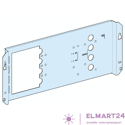 Плата монтажная горизонт. стационар./втычн. аппарат. NS250 с мотор.-редуктором SchE LVS03032