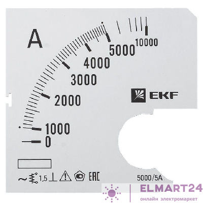 Шкала сменная для A721 5000/5А-1.5 PROxima EKF s-a721-5000