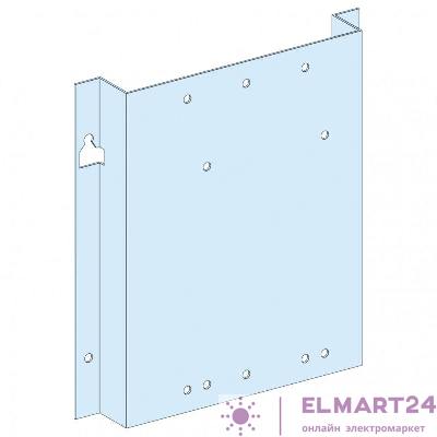 Плата монтажная верт. стац. аппаратов NS630 с руч. управления Ш=250мм SchE 03080