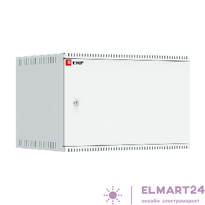 Шкаф телекоммуникационный Astra 6U (600х550) настенный дверь металл PROxima EKF ITB6M550