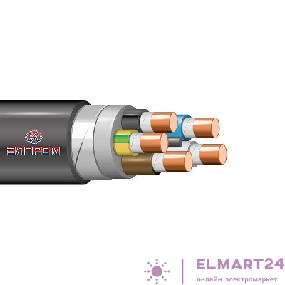 Кабель ВВГнг(А)-FRLS 5х4 (N PE) 0.66кВ (м) Элпром БП-00000118