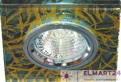 Светильник потолочный, MR16 G5.3 золото,серебро, 8147-2 28306