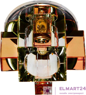 Светильник встраиваемый Feron C1037Y потолочный JCD G9 прозрачно-желтый 19992
