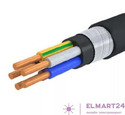 Кабель ВБШвнг(А)-LS 5х1.5 ОК (N PE) 0.66кВ (м) ЭЛЕКТРОКАБЕЛЬ НН 00-00019895