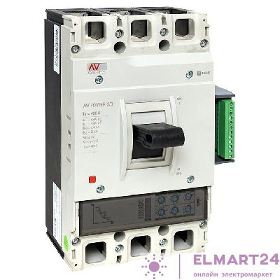 Выключатель автоматический 400А 100кА AV POWER-3/3 ETU2.2 AVERES EKF mccb-33-400H-2.2-av
