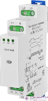 Реле контроля напряжения 3ф РКН-3-16-15 АС58В/AC100В УХЛ4 Меандр A8302-16932092
