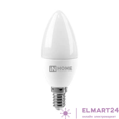 Лампа светодиодная LED-СВЕЧА-VC 8Вт свеча 4000К нейтр. бел. E14 760лм 230В IN HOME 4690612020433