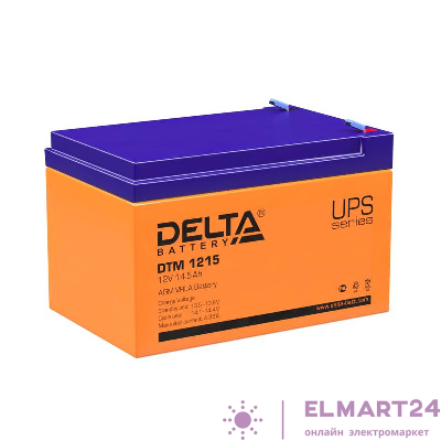 Аккумулятор UPS 12В 14.5А.ч Delta DTM 1215