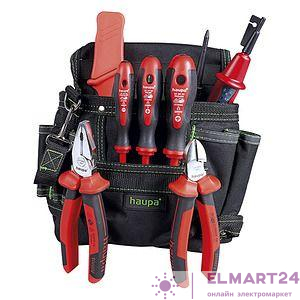 Набор инструментов электромонтажника Tool belt VDE HAUPA 220211