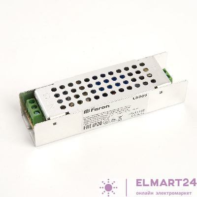 Трансформатор электронный для светодиодной ленты 36W 12V (драйвер), LB009 FERON 48007