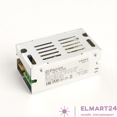Трансформатор электронный для светодиодной ленты 12W 12V (драйвер), LB002 FERON 48005