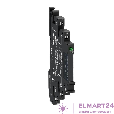 Комплект реле и розетки со светодиодом и цепью защиты SchE RSL1PVJU