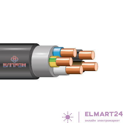 Кабель ВВГнг(А)-LSLTx 5х4 (N PE) 0.66кВ (м) Элпром НТ000005432