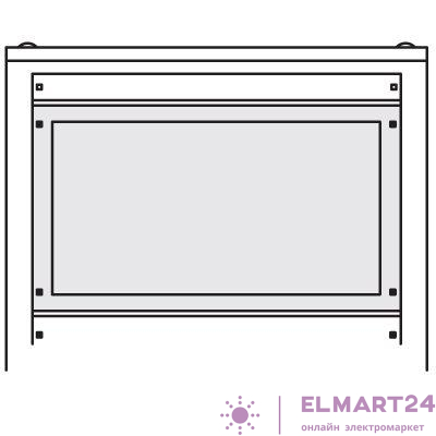 Панель секц. 400х600 углубленная DKC R5PA6040