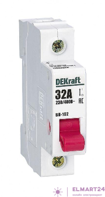 Выключатель-разъединитель 1п 32А ВН-102 DEKraft 17002DEK